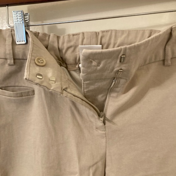 Motherhood Maternity Pants Khakis Dockers Pregnancy Stretch Size Small Tan Beige - Picture 3 of 7